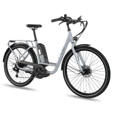 Llobe city e-bike 26" town compact, grijs