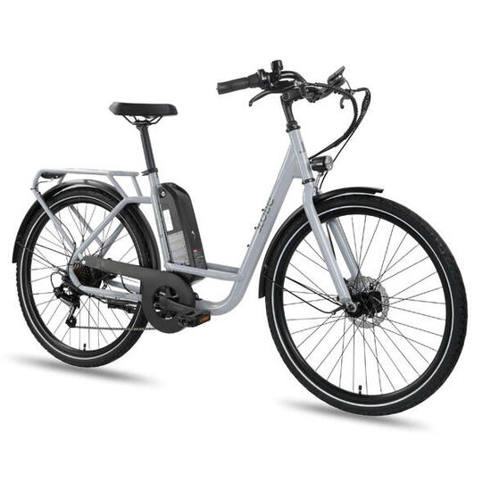 LLOBE City E-Bike 26" TOWN COMPACT, grijs