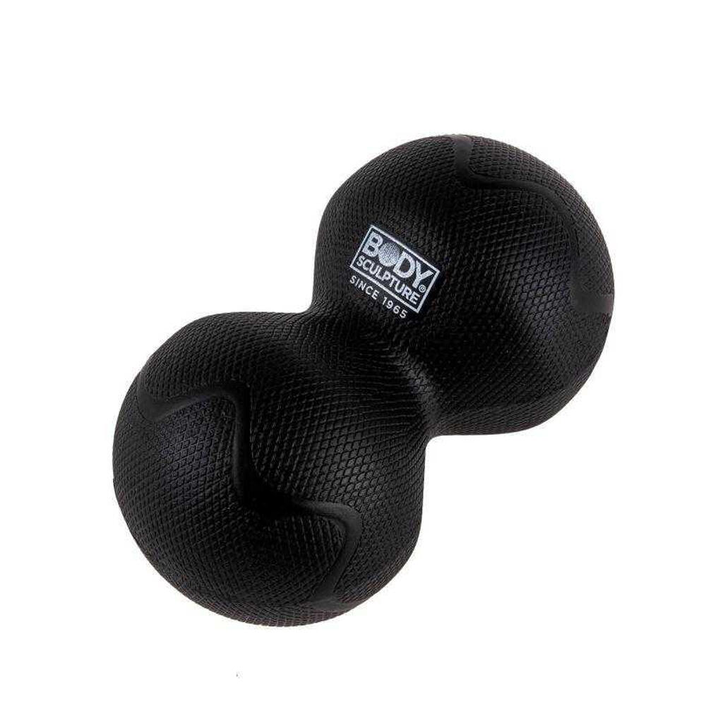 Rodillo para Masaje Diseño Captura de Doble Bola Negro Talla Única 3/3
