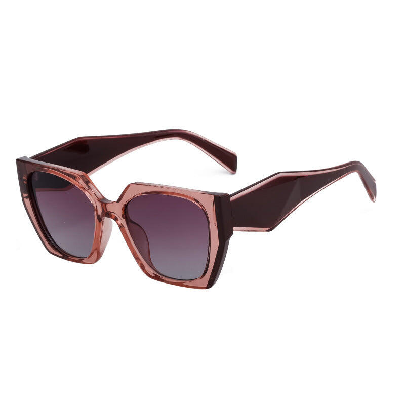 Bold Oversized Red Frame Sunglasses