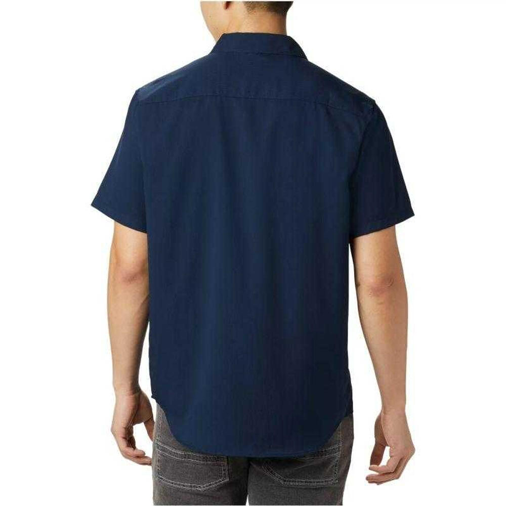 Camicia Maniche Corte Uomo Columbia Utilizer II Solid Blu Navy 2/3