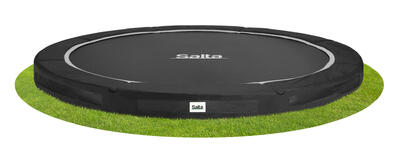 Premium ground sports - ø251cm - inground trampoline - rond - zwart