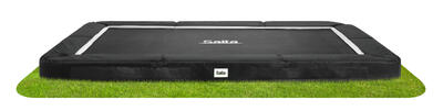 Premium ground sports - 366x244cm - inground trampoline - rechthoekig - zwart