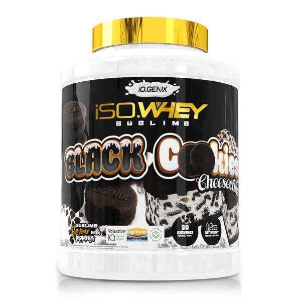 ISO Whey Sublime - 1,5 kg Czarne ciasteczka Sernik IO.Genix