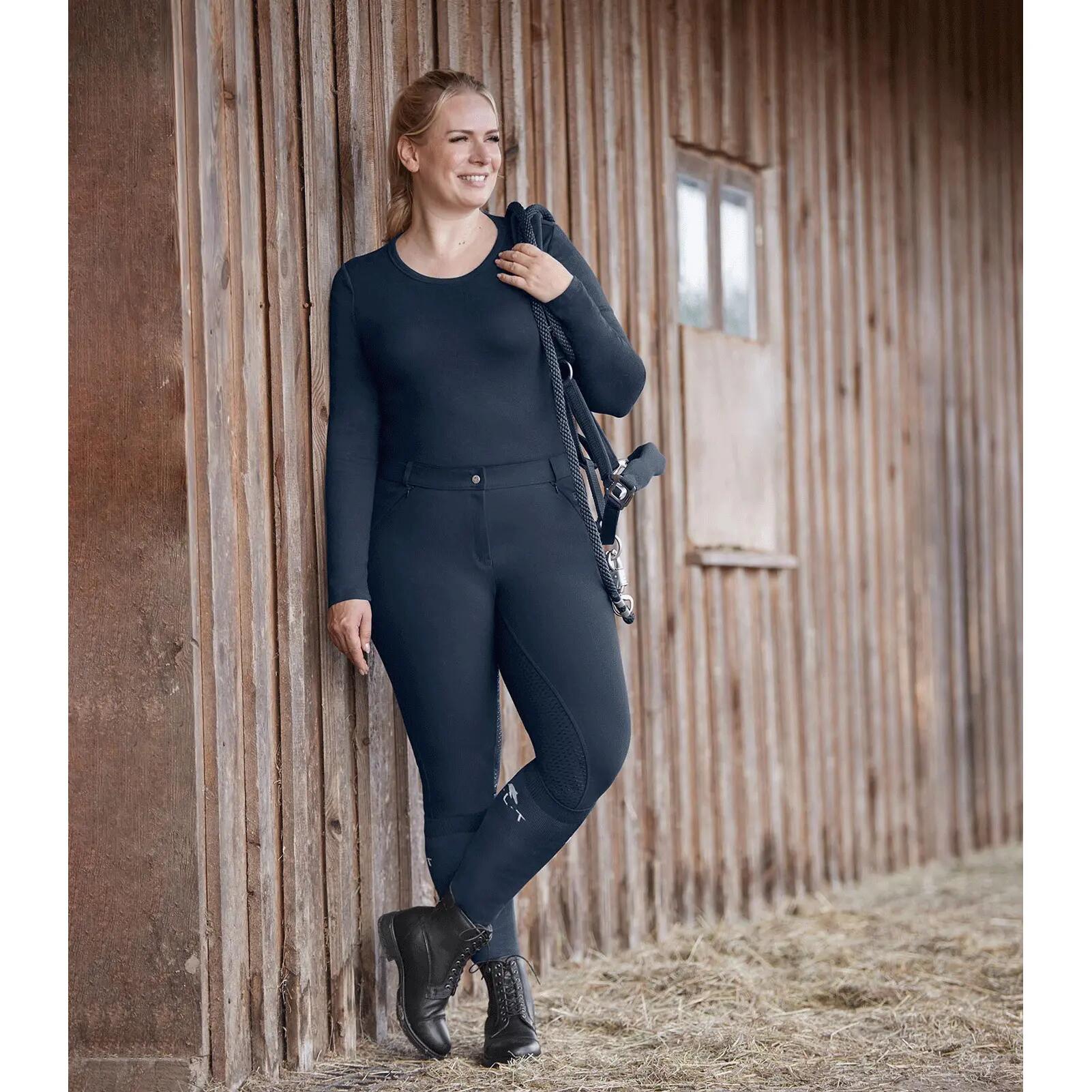 Pantalon équitation full grip femme ELT Dahlia Silikon 2/6