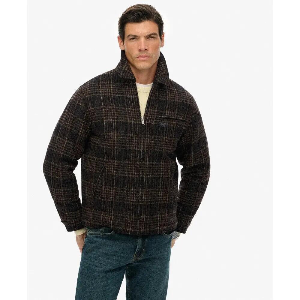 Mantel Superdry Blend Check 2/7