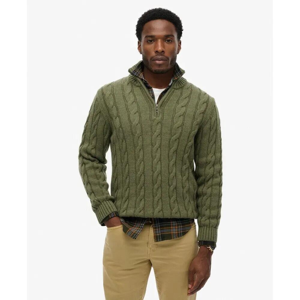 Pull torsadé à col camionneur Superdry Jacob 2/6