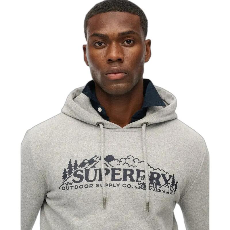 Hanorac cu glugă Superdry Outdoor Scene