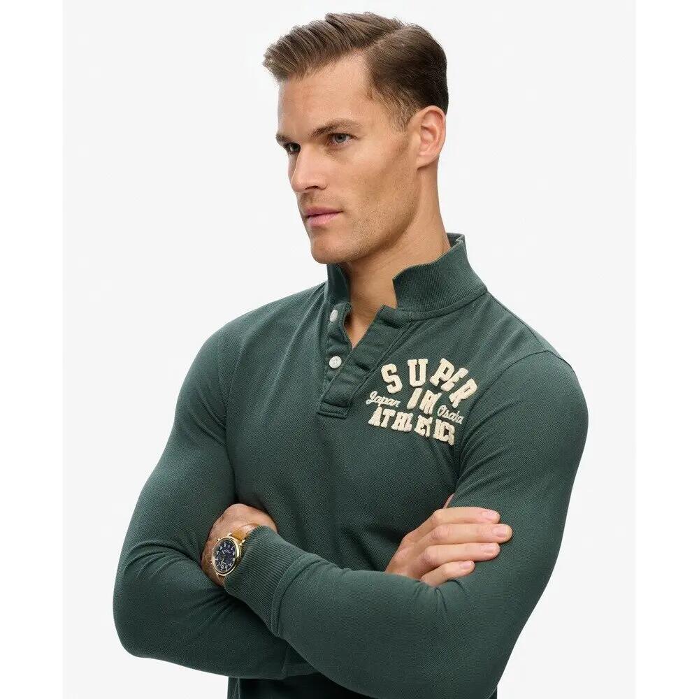 Langärmeliges Polo-Shirt Superdry Vintage Athletic 4/5