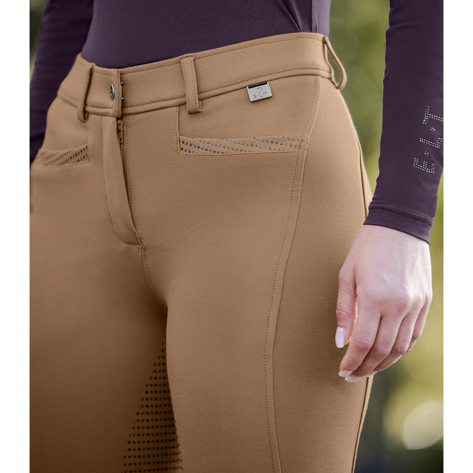 Pantalon équitation full grip femme ELT Oktavia 4/4