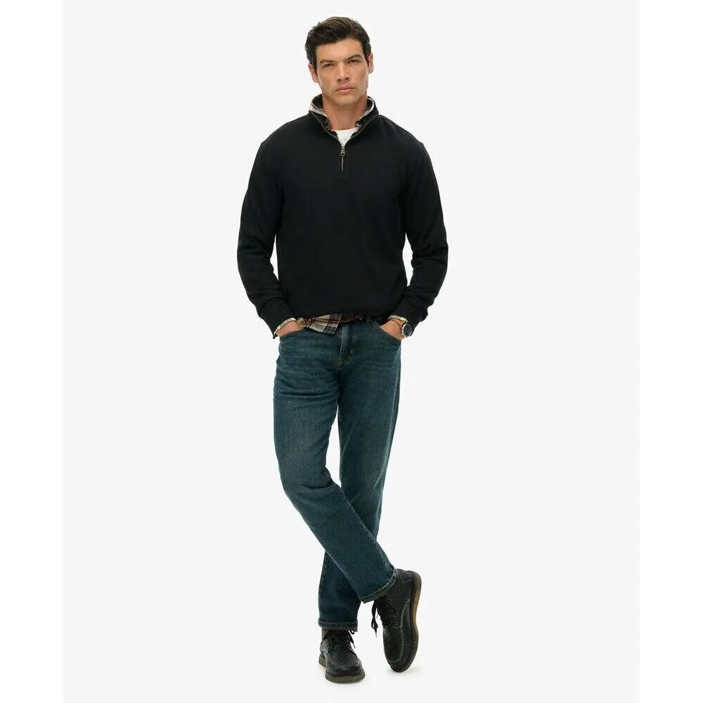 Pull côtelé à col zippé Superdry 2/7