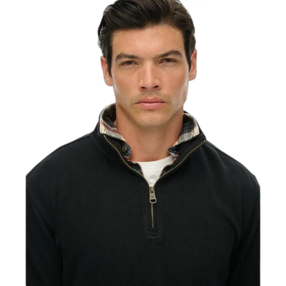 Pull côtelé à col zippé Superdry 7/7