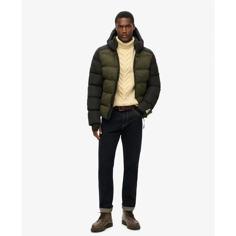 Piumino con cappuccio Superdry Colour Block 4/7