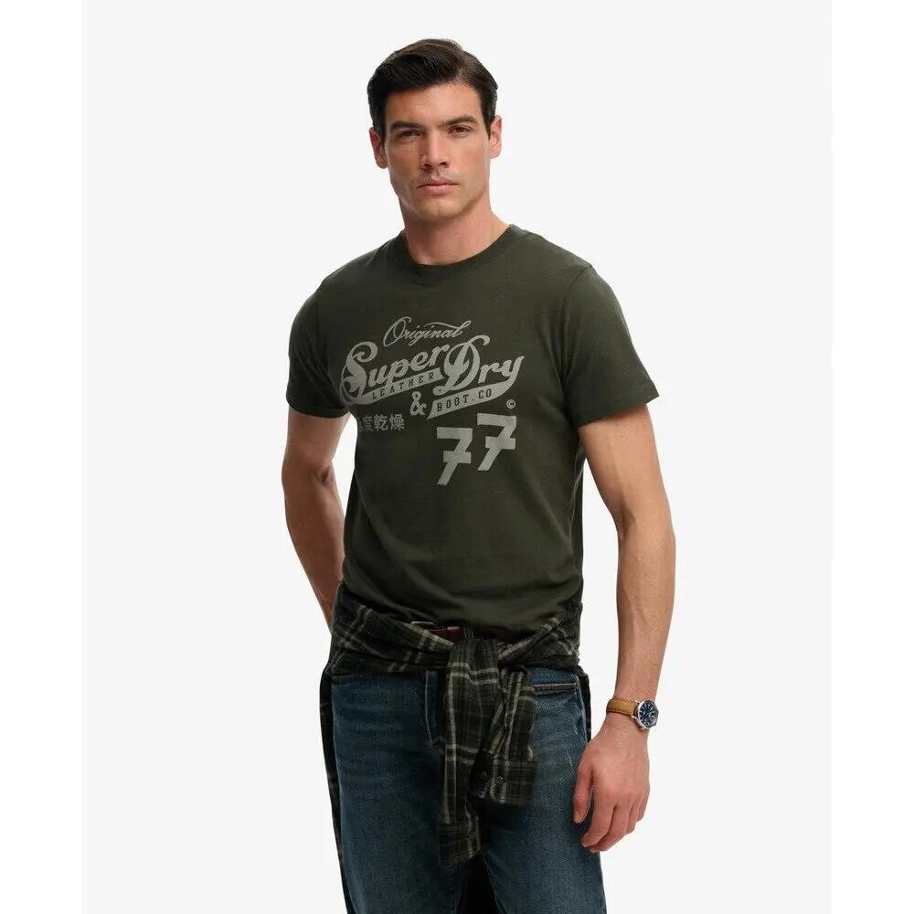 T-shirt Superdry Leather & Boot Co Script 3/7