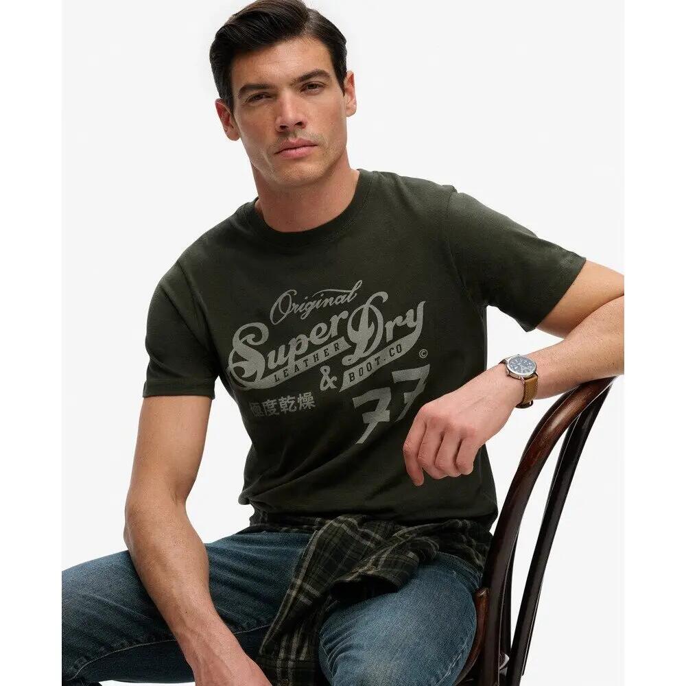 T-shirt Superdry Leather & Boot Co Script 4/7