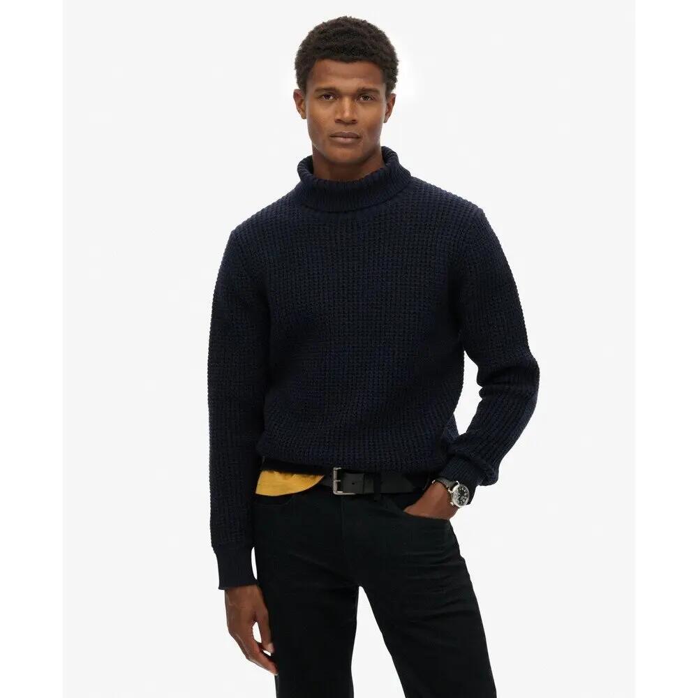 Sweter o fakturze z golfem Superdry Merchant Store 2/6