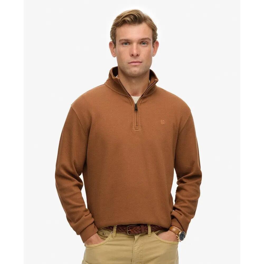 Pull côtelé à col zippé Superdry 3/6