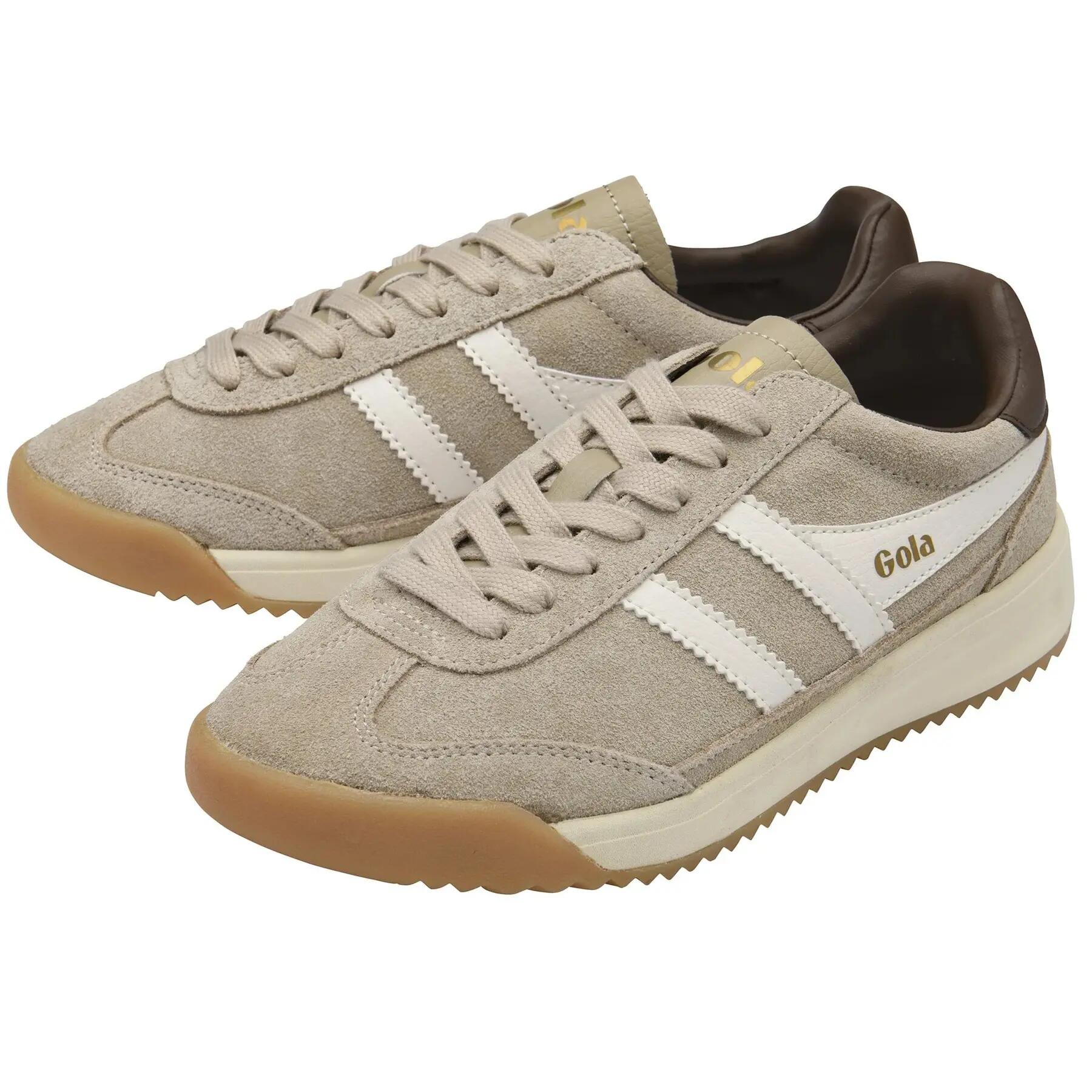 Suède damesschoenen Gola Tornado '88 3/5