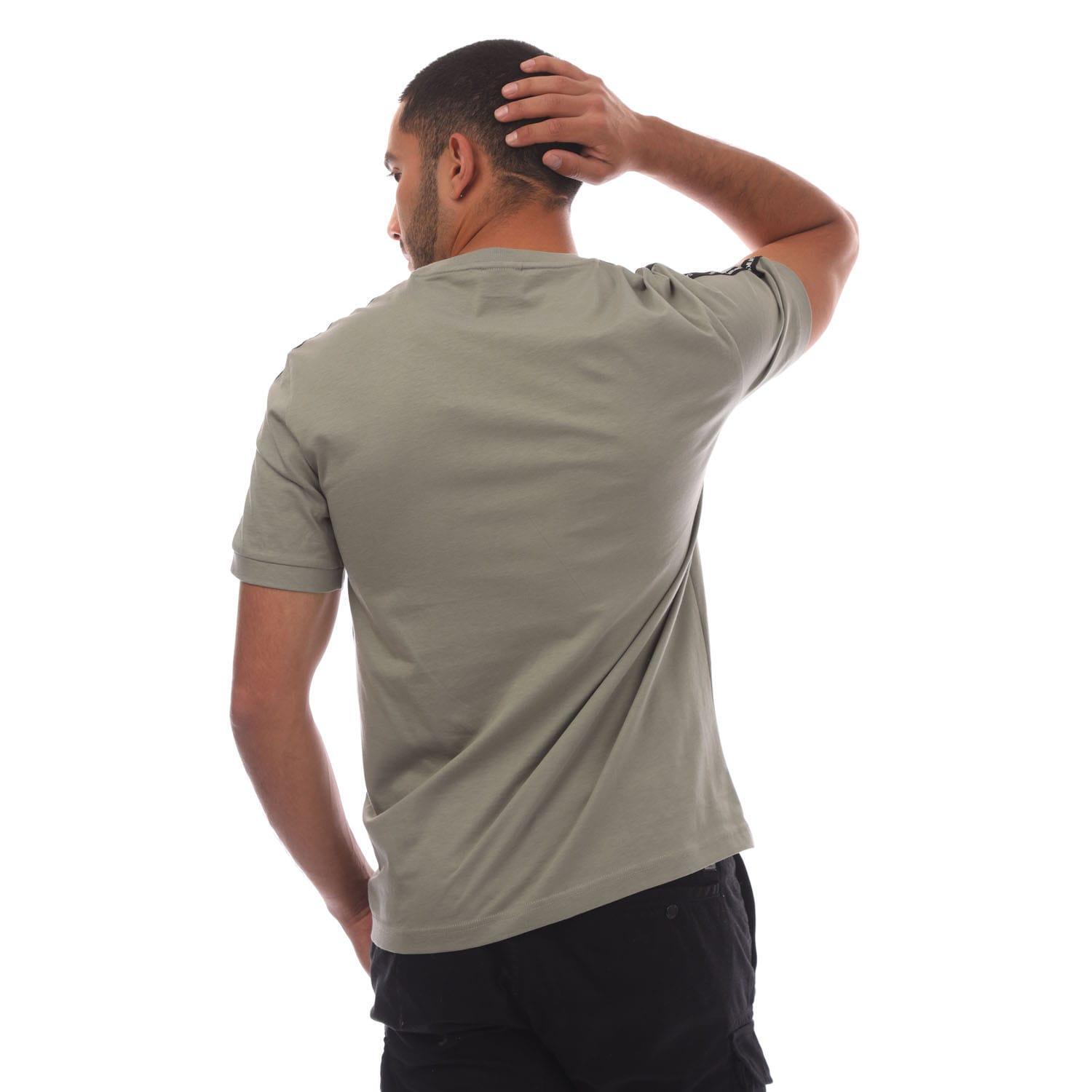 "EA7" verklebt TShirt für Herren Grau 3/4