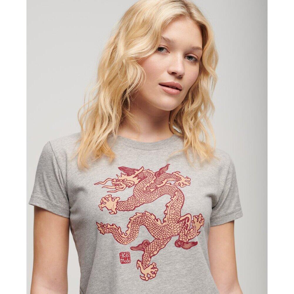 T-shirt slim femme Superdry Komodo Dragon 4/6
