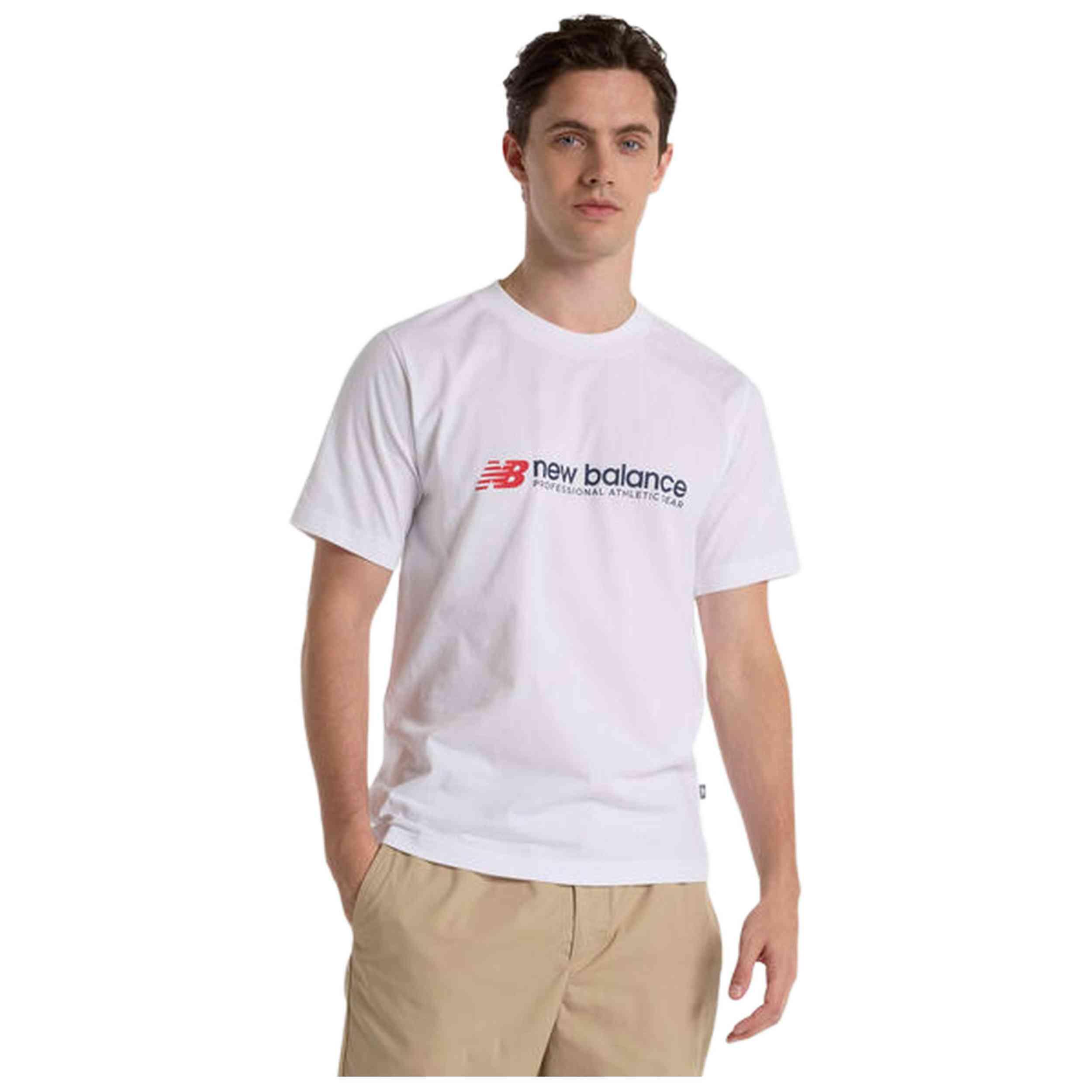 Maglia a maniche corte New balance modello MT51933W per uomini 4/4