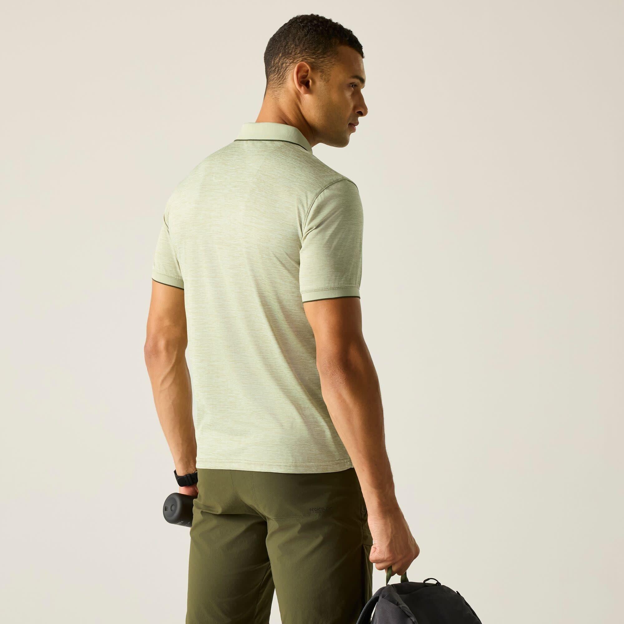 T Shirts Hemden Herren - REGATTA Remex II Polo - Light Sage 5/7