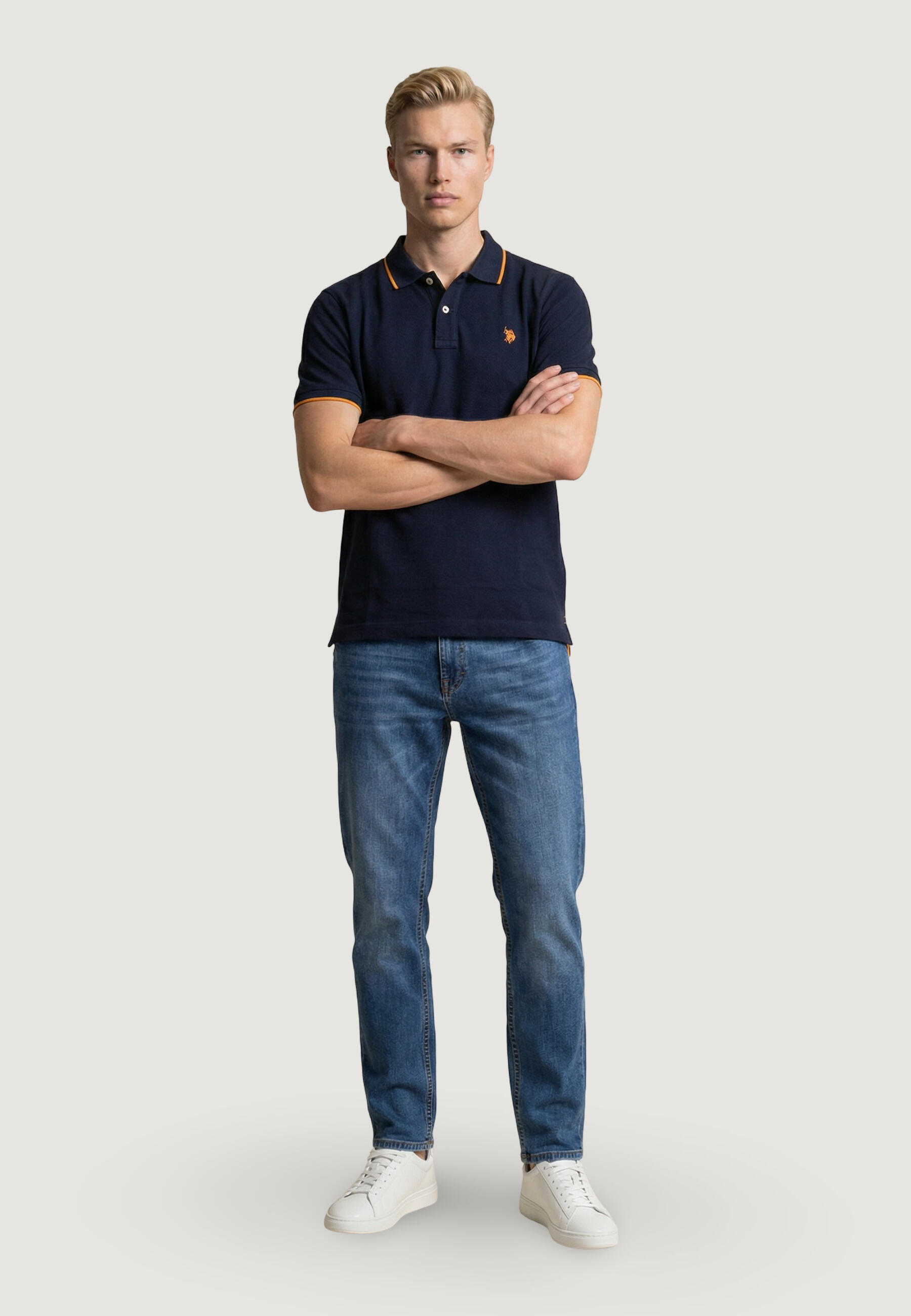 Polo maniche corte Uomo BLACK Blu 3/5