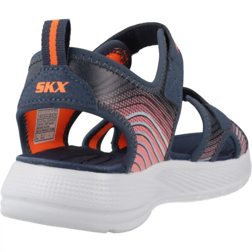 Sandały SKECHERS MICROSPEC-SPLASH Niebieski 3/5