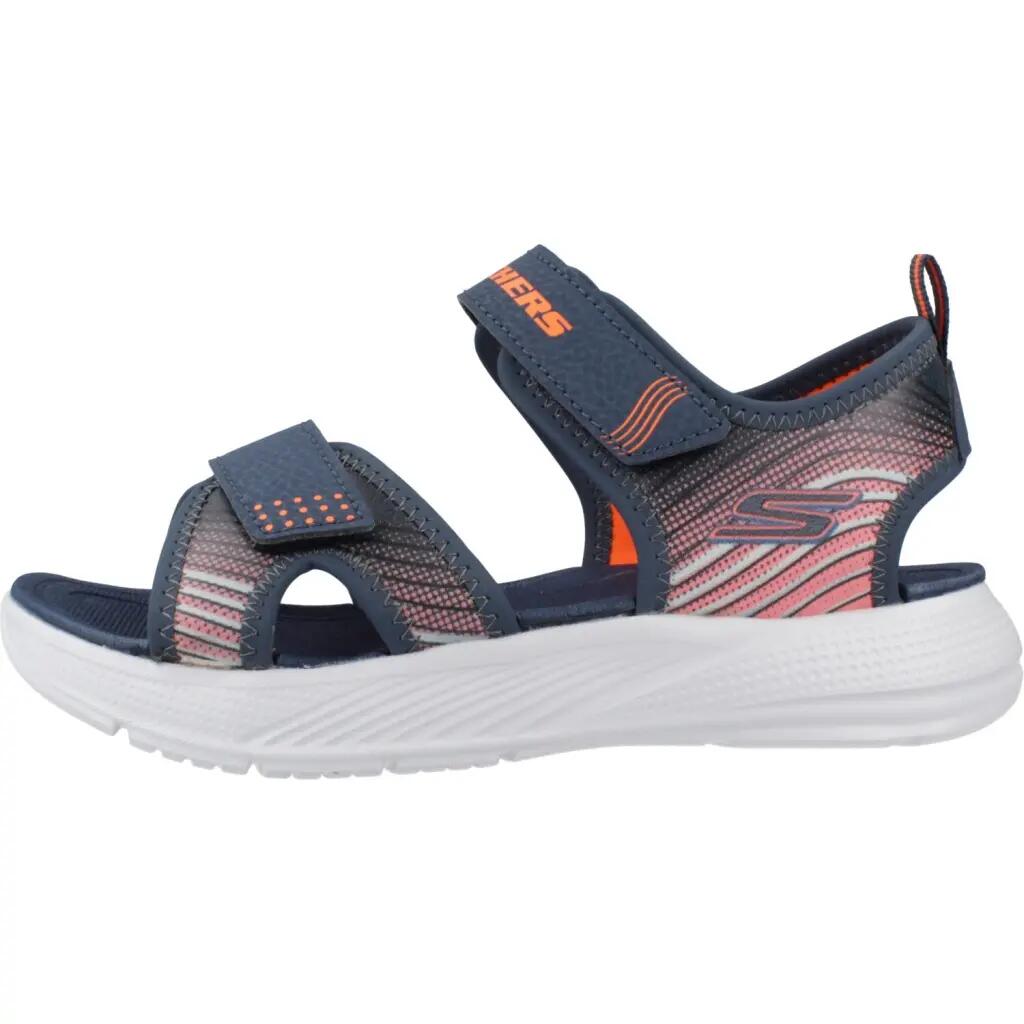 Sandały SKECHERS MICROSPEC-SPLASH Niebieski 2/5