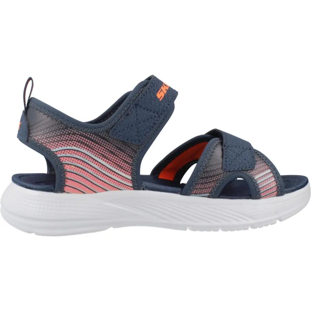 Sandały SKECHERS MICROSPEC-SPLASH Niebieski 4/5