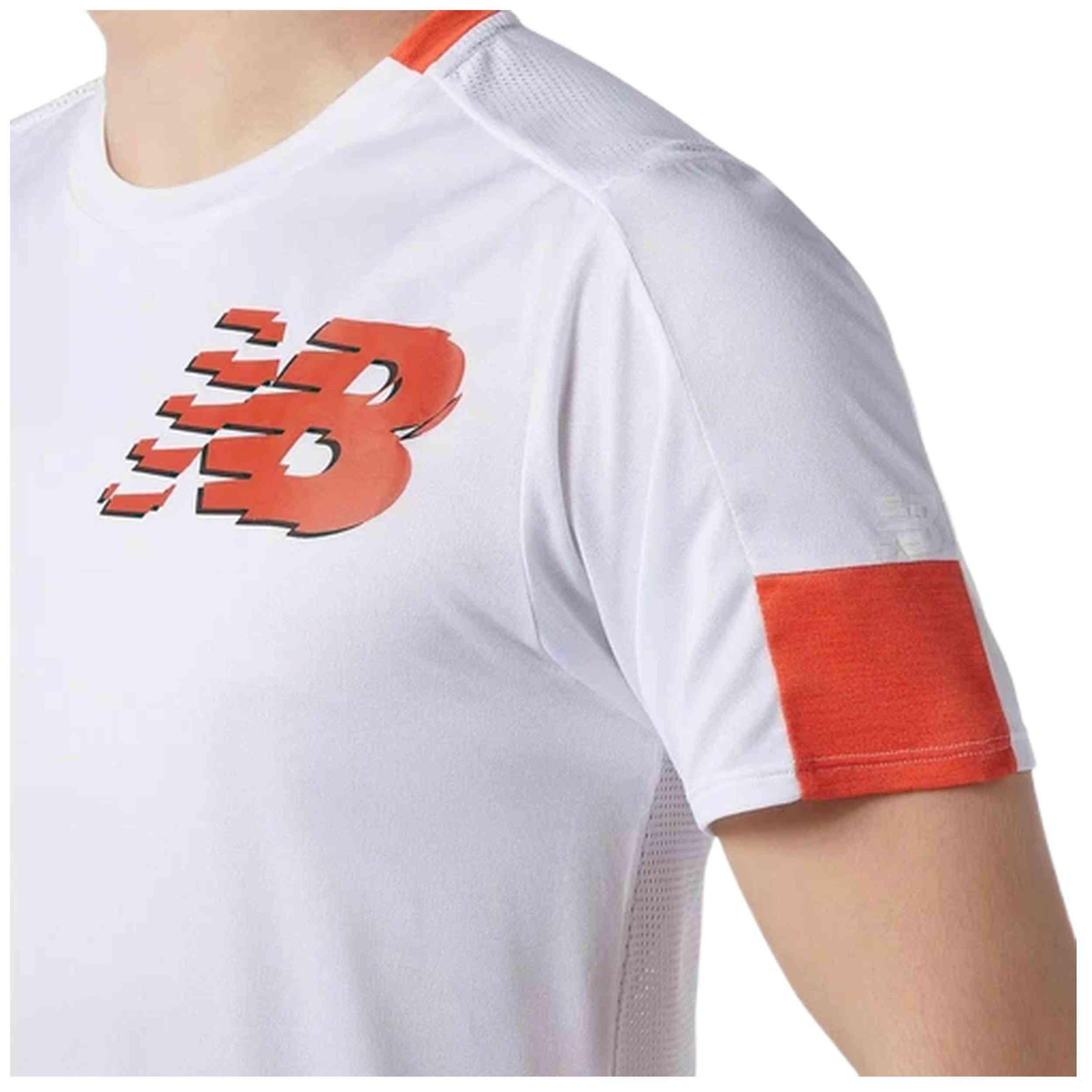 T-shirt New balance modelo MT11241-WTH para homem 4/4