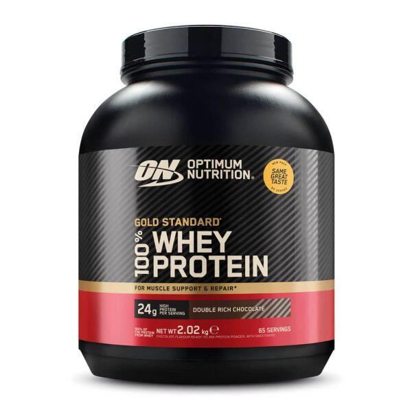 100% Whey Gold Standard - 2Kg Double Rich Chocolate (new) Optim
