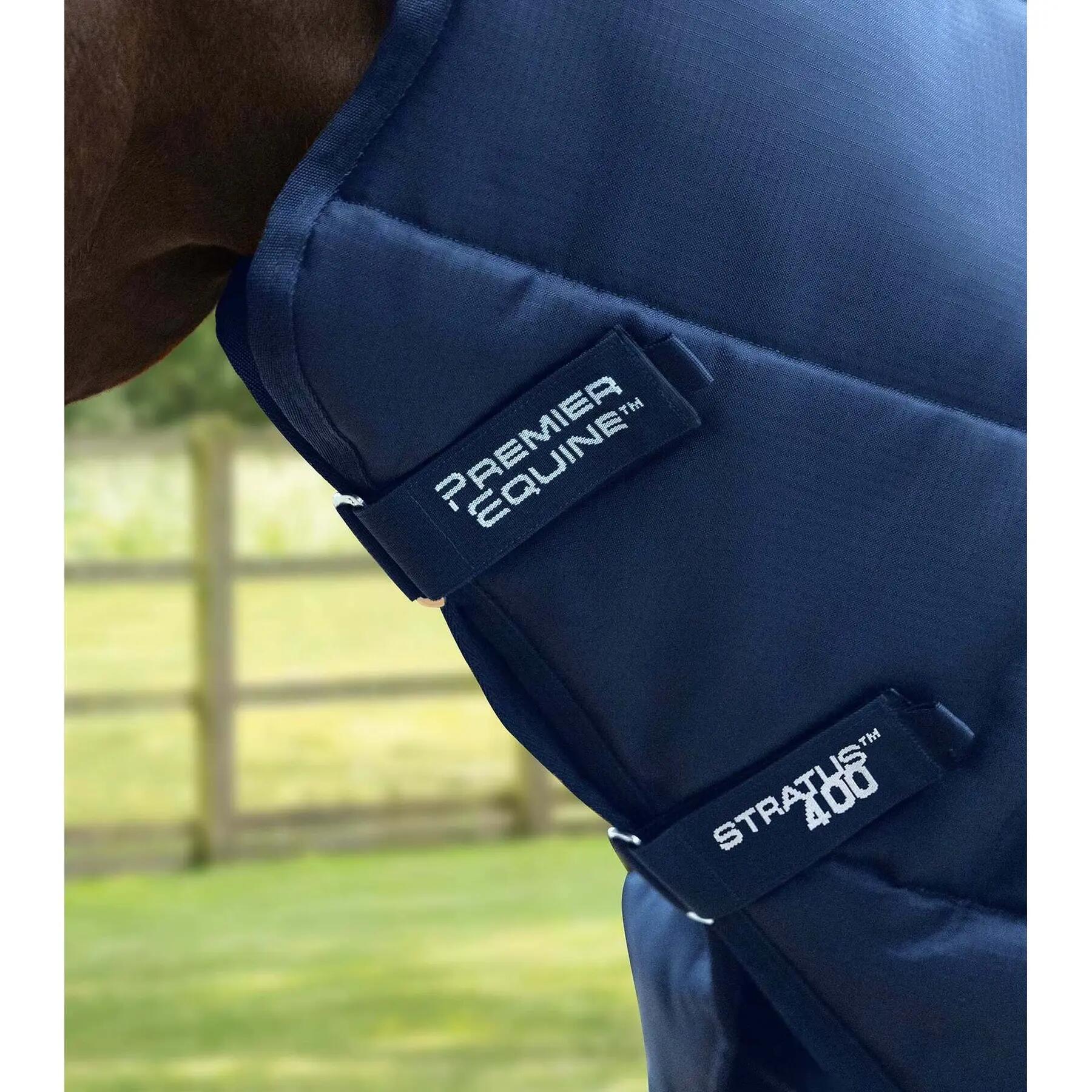 Paardenstaldeken met halsbedekking Premier Equine Stratus 400g 2/5