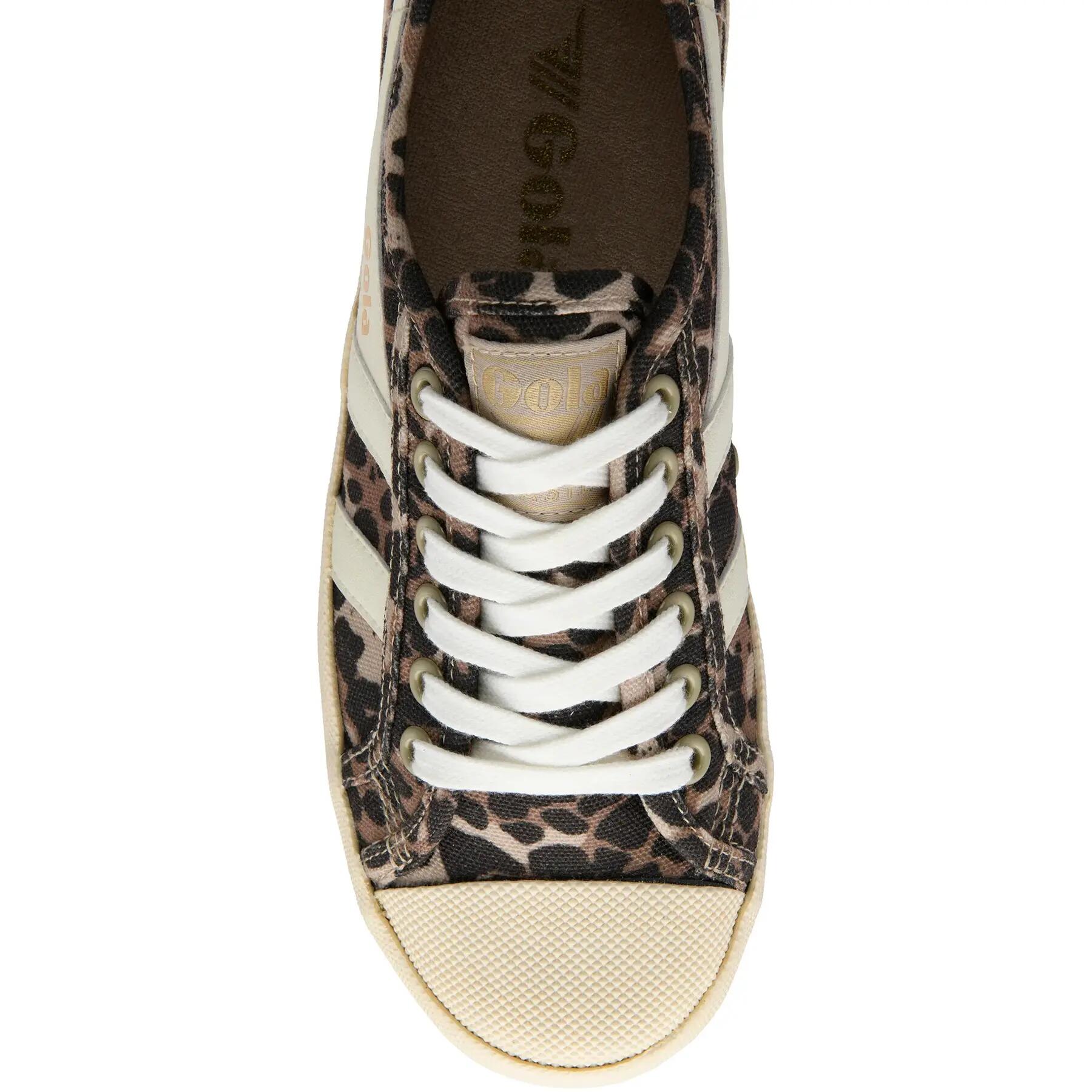 Baskets suède femme Gola Coaster Leopard 5/5