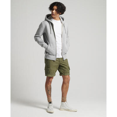 Sweater met capuchon van biologisch katoen en ritssluiting superdry vintage