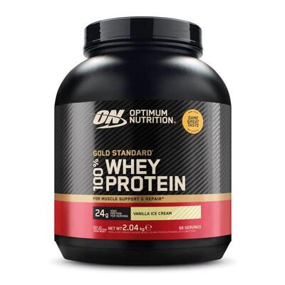 100% whey gold standard - (775 g) vanille-ijs (nieuw) optimum nutriti