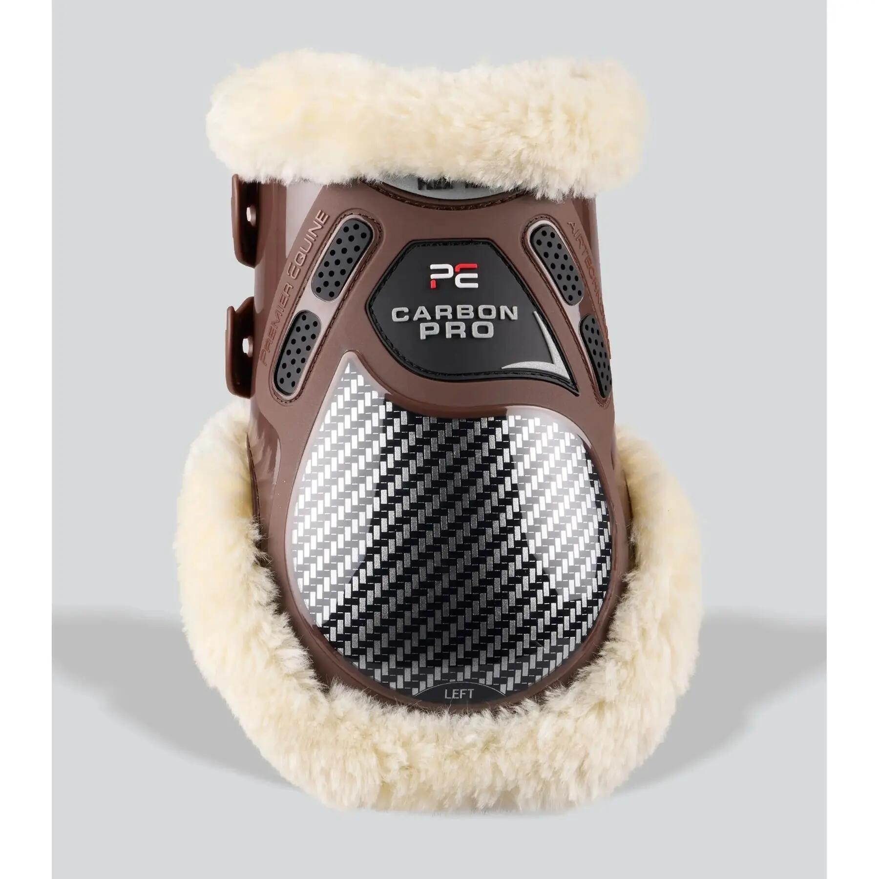 Wool horse leg wraps Premier Equine Carbon Pro Techno 2/6