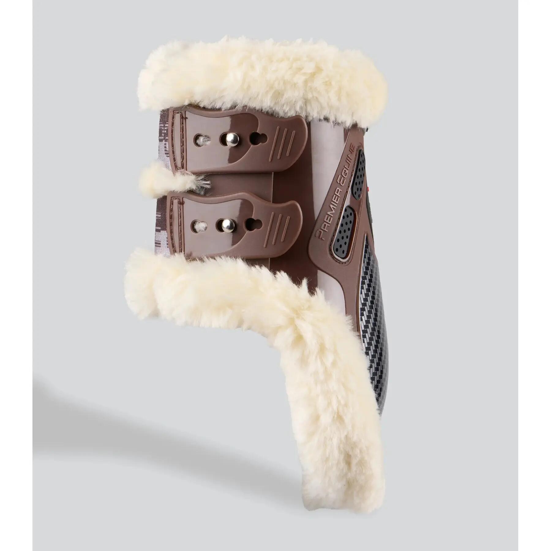 Wool horse leg wraps Premier Equine Carbon Pro Techno 5/6