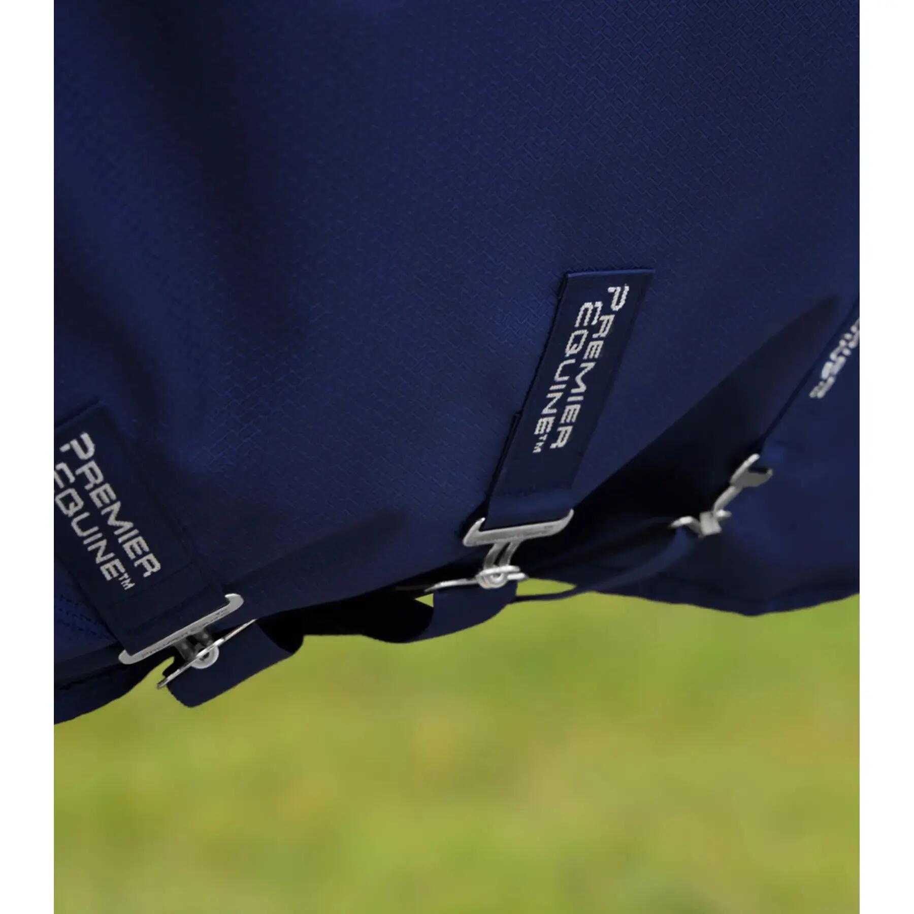 Couverture d'extérieur pour cheval avec couvre-cou classique Premier Equine Stra 5/6