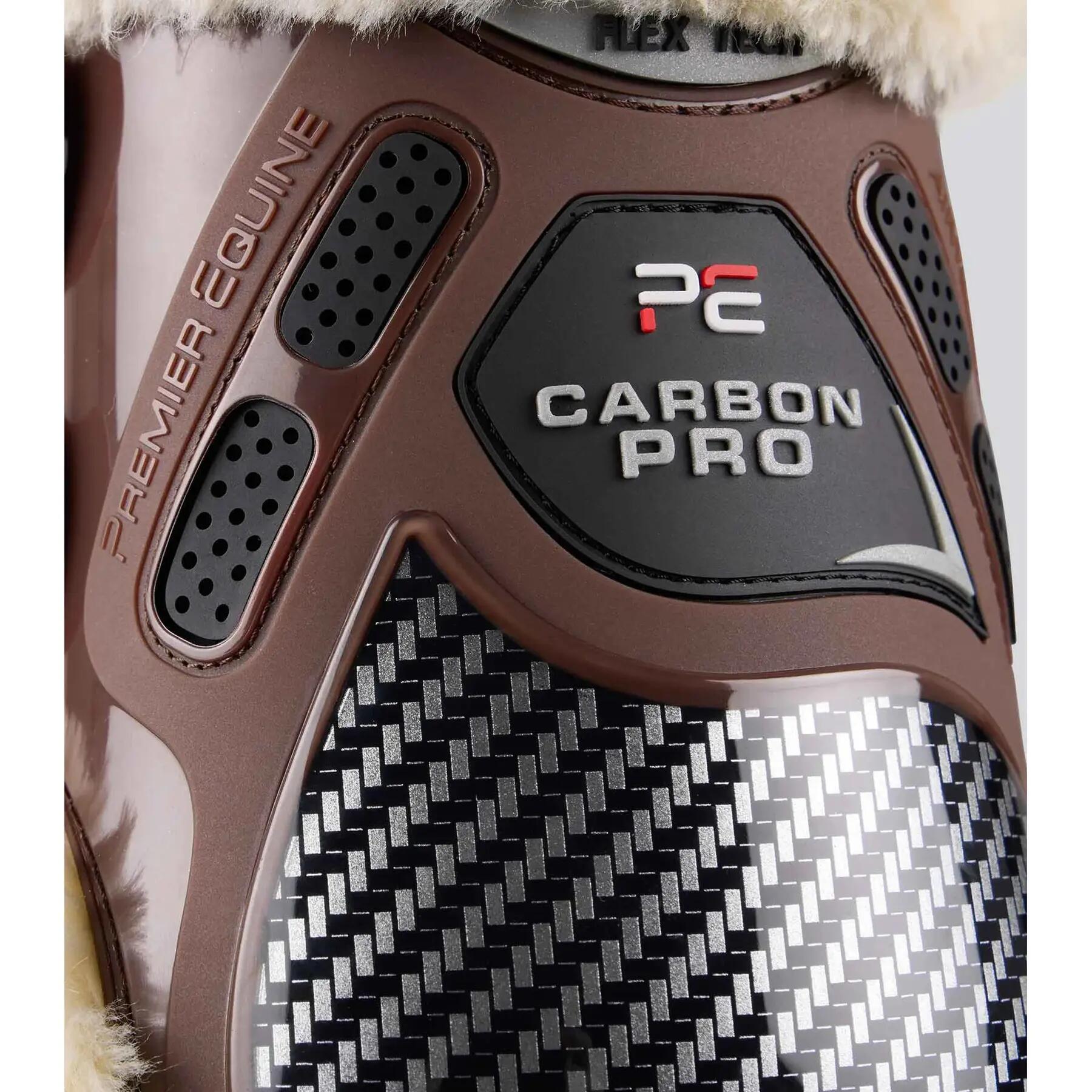 Wool horse leg wraps Premier Equine Carbon Pro Techno 6/6