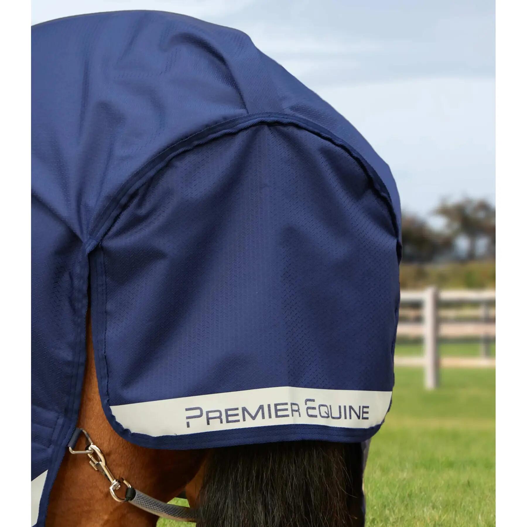 Couverture d'extérieur pour cheval avec couvre-cou classique Premier Equine Stra 6/6