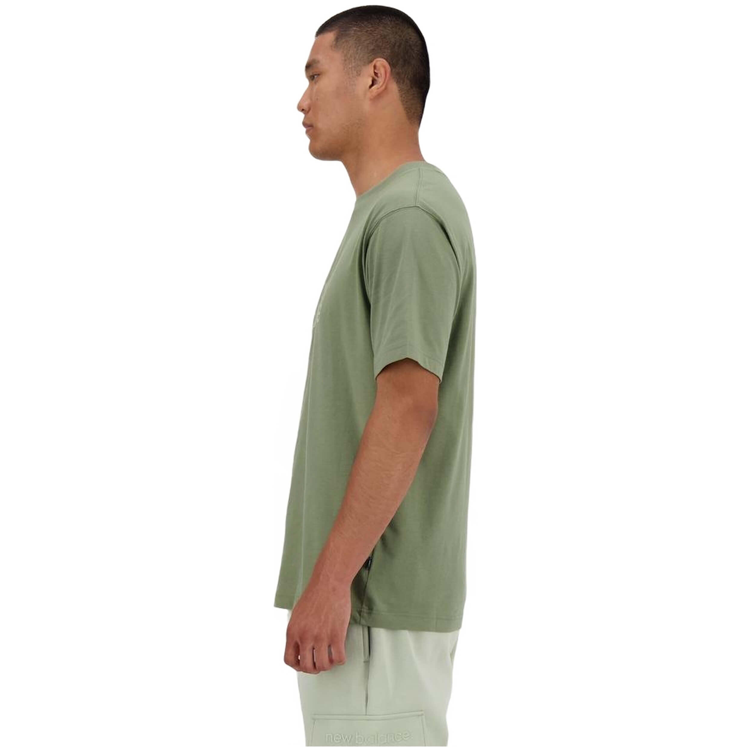 T-shirt New balance modèle MT41582DEK pour homme 3/4