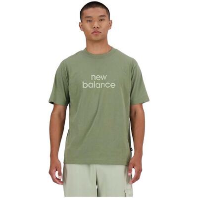 T-shirt met korte mouwen new balance model mt41582dek voor mannen