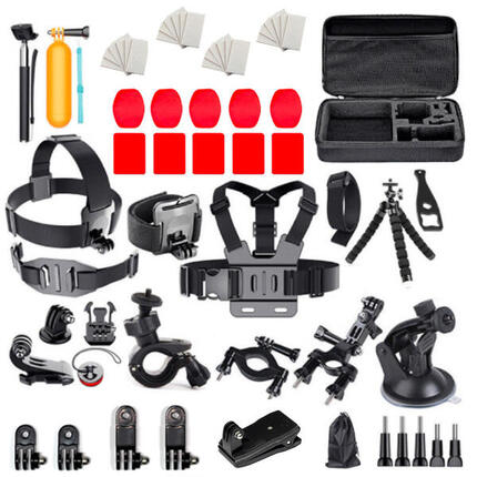 Ensemble d'accessoires universels 63 en 1 pour caméras sportives GoPro DJI