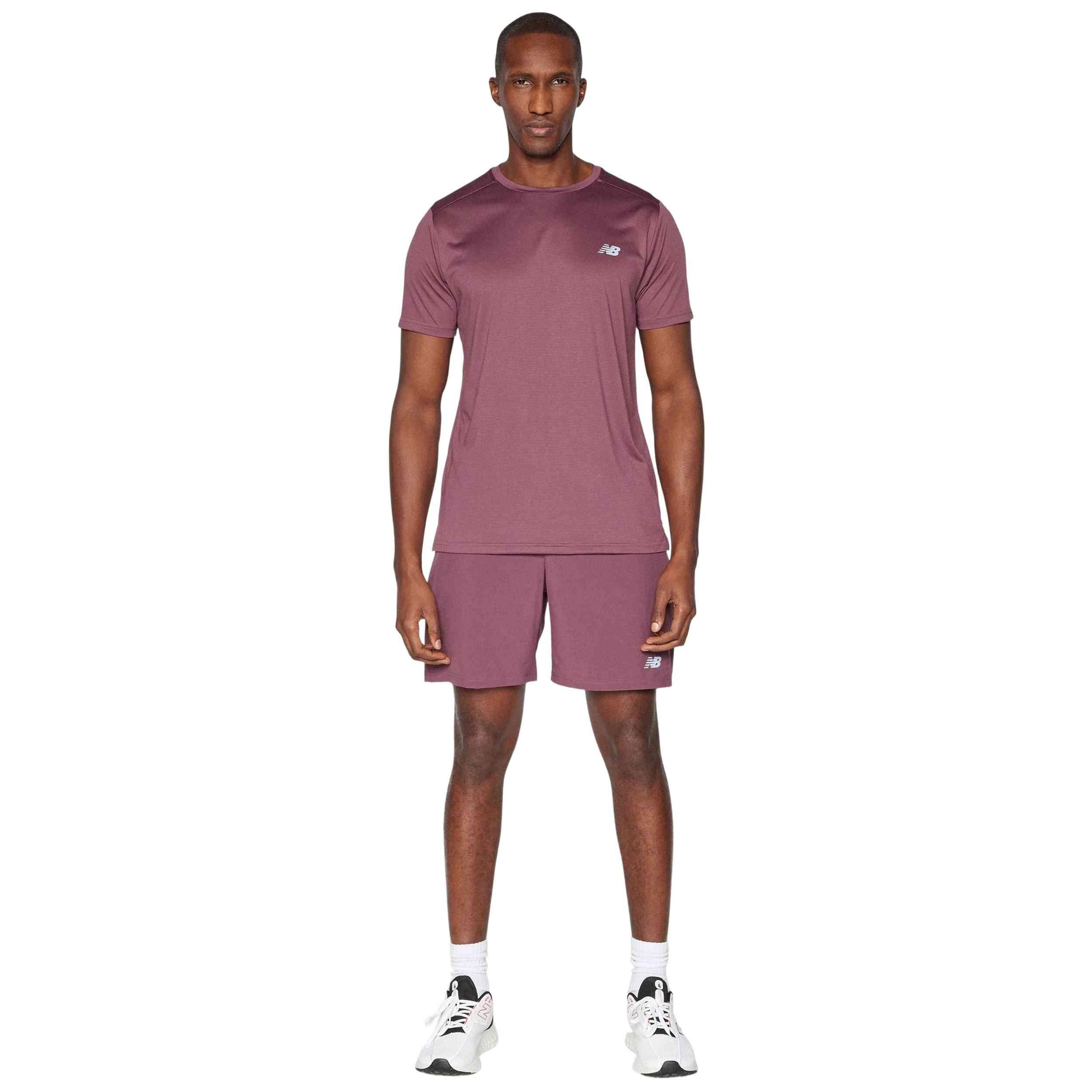 T-shirt met korte mouwen New balance model MT41222_FDP voor mannen 3/5