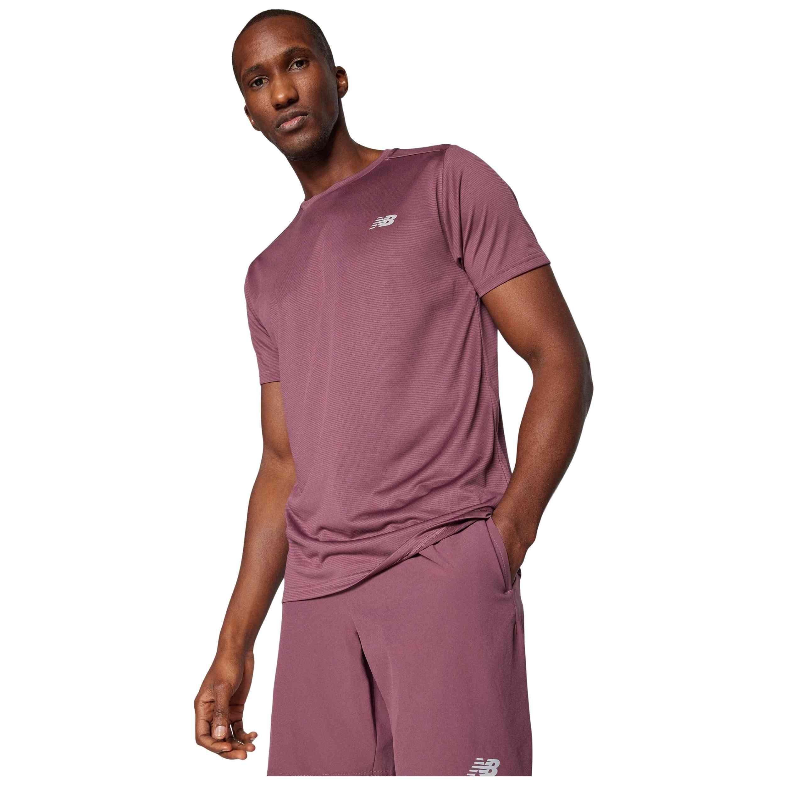 T-shirt met korte mouwen New balance model MT41222_FDP voor mannen 2/5