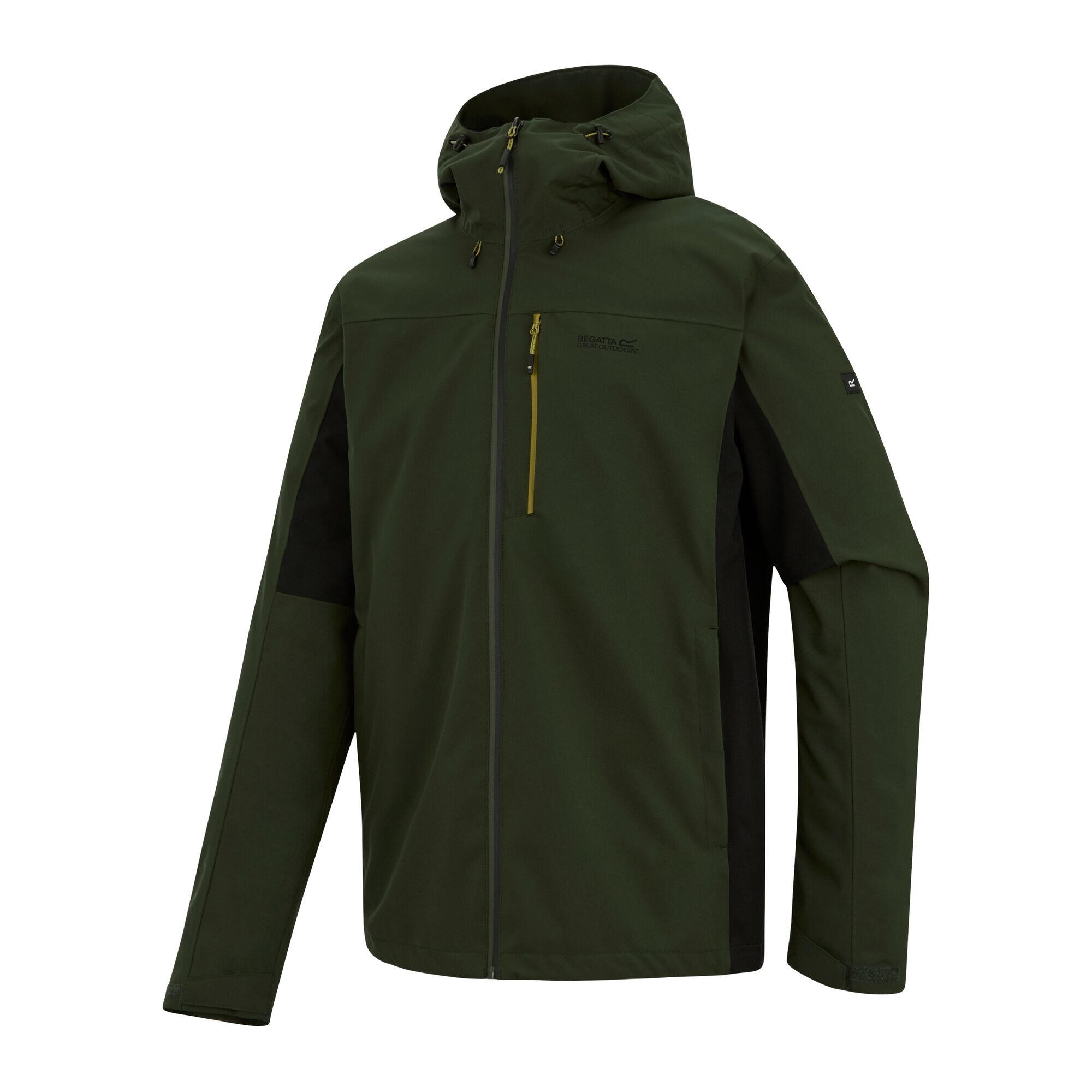 Veste Imperméable BIRCHDALE Homme (Kaki Foncé / Noir) 3/5