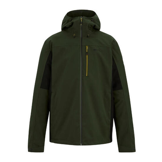 Veste Imperméable BIRCHDALE Homme (Kaki Foncé / Noir)