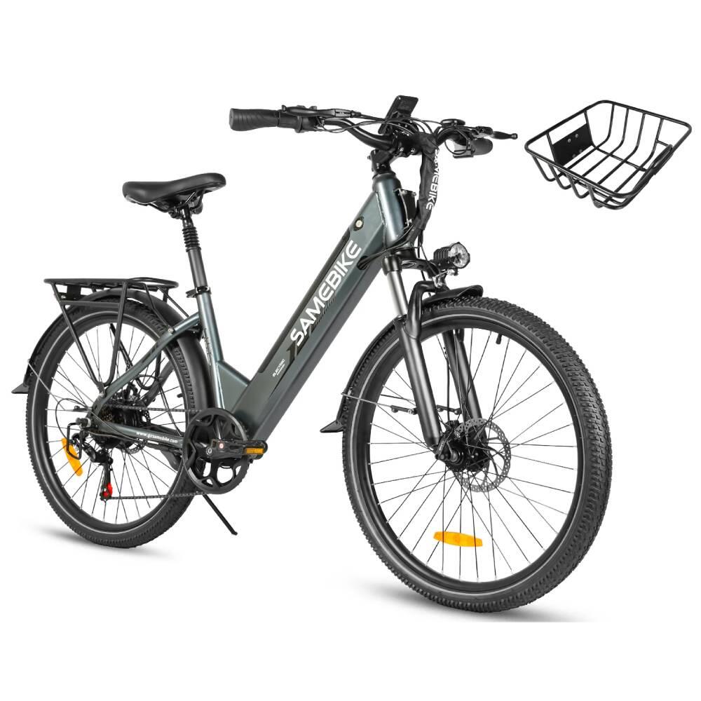 Bicicleta elétrica urbana SAMEBIKE RS-A01PRO-T bateria 36V 15Ah 2/7