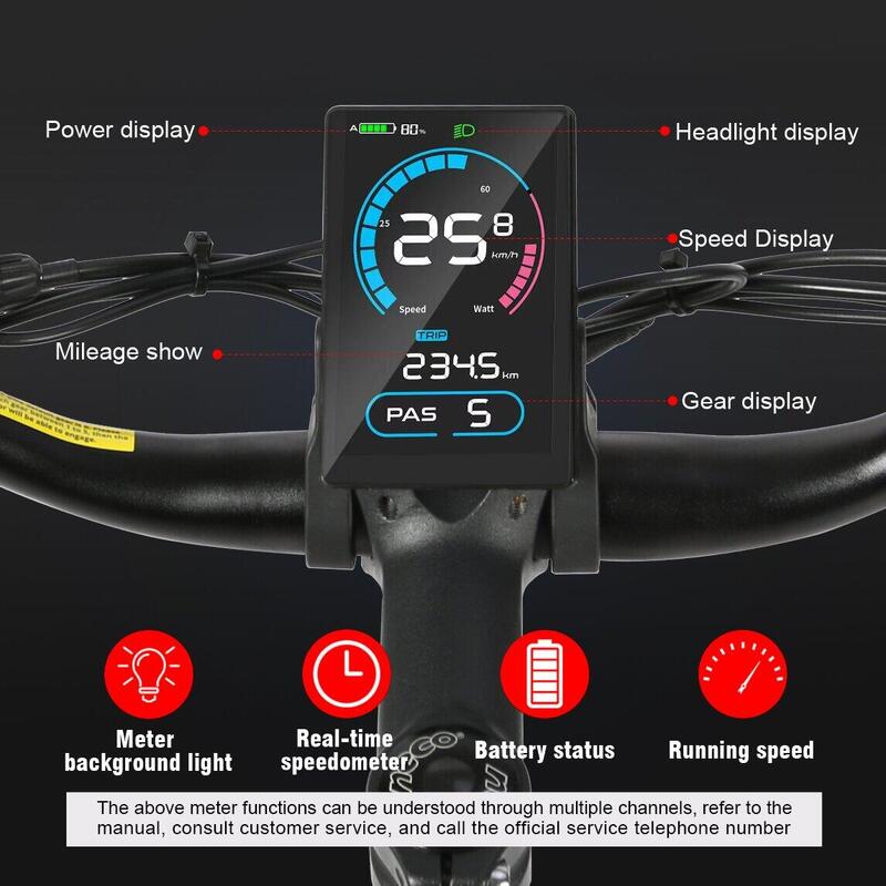 SY26-II bicicletă electrică pentru adulți, baterie 36V 13Ah, roți 26".